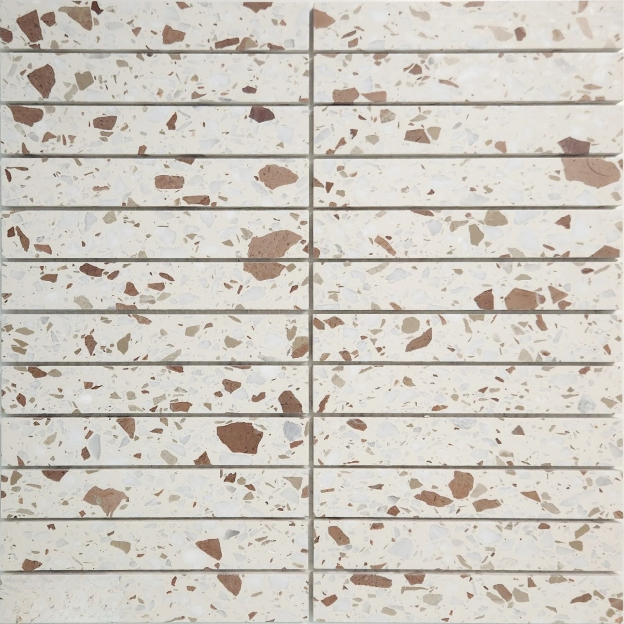 terrazzo kit kat rustic terracotta mosaic