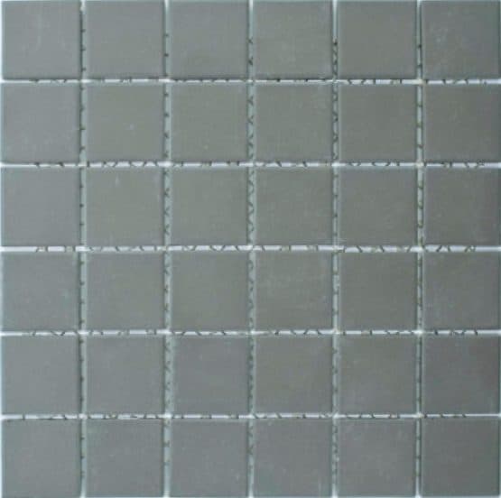 dark grey unglazed mosaic