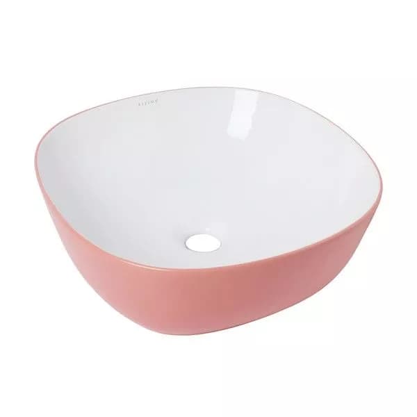 bijiou evoque - freestanding blush pink basin