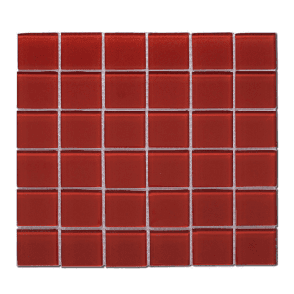 cherry red mosaic