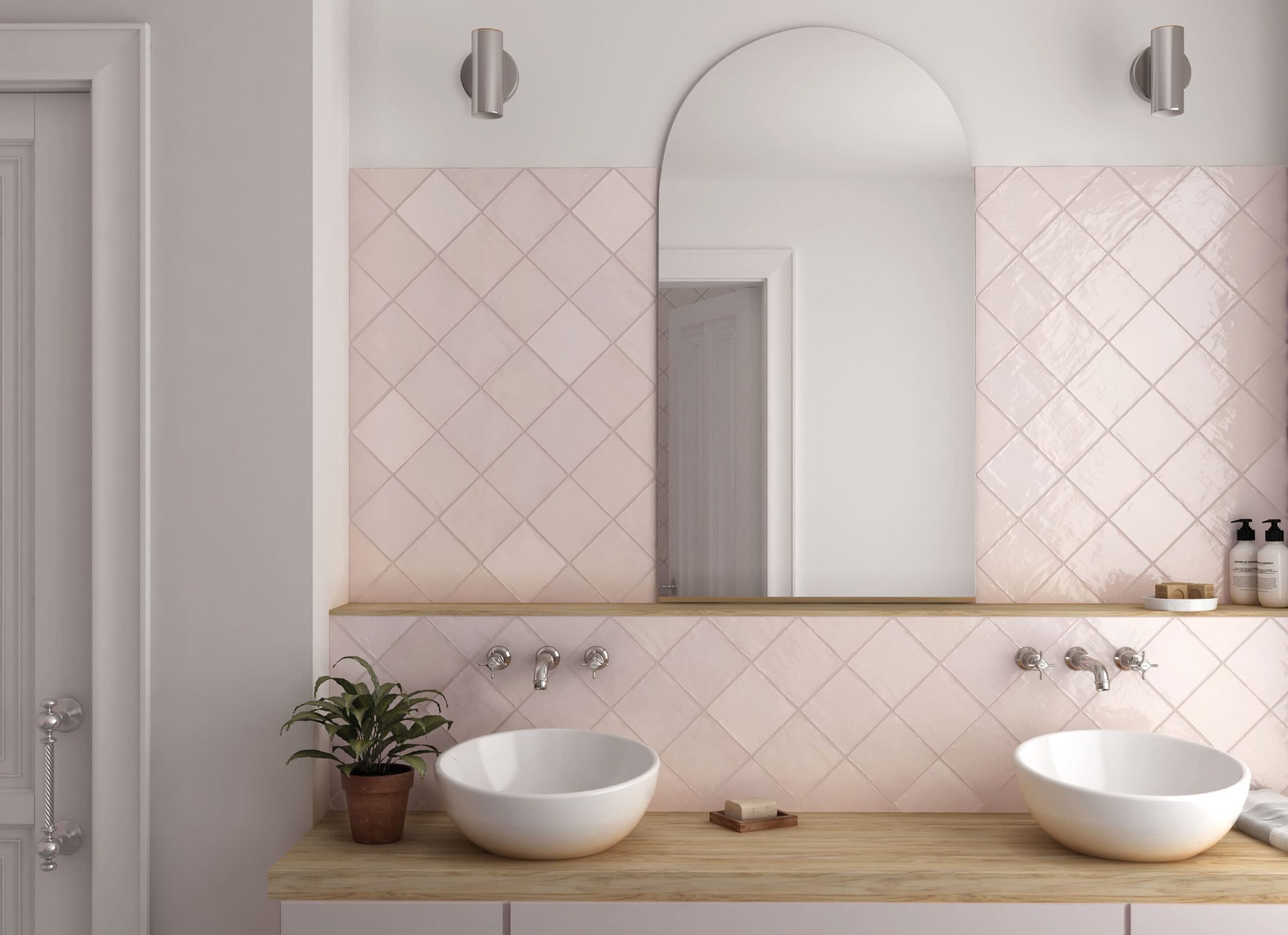 riviera cuadrado rose 132 x 132 mm