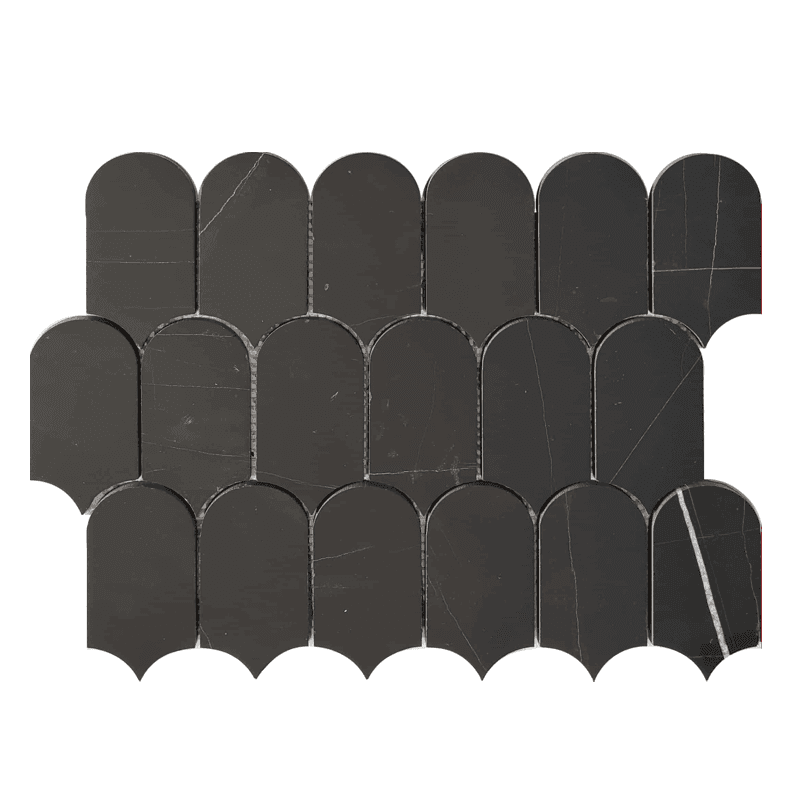 natura punkah black gold mosaic