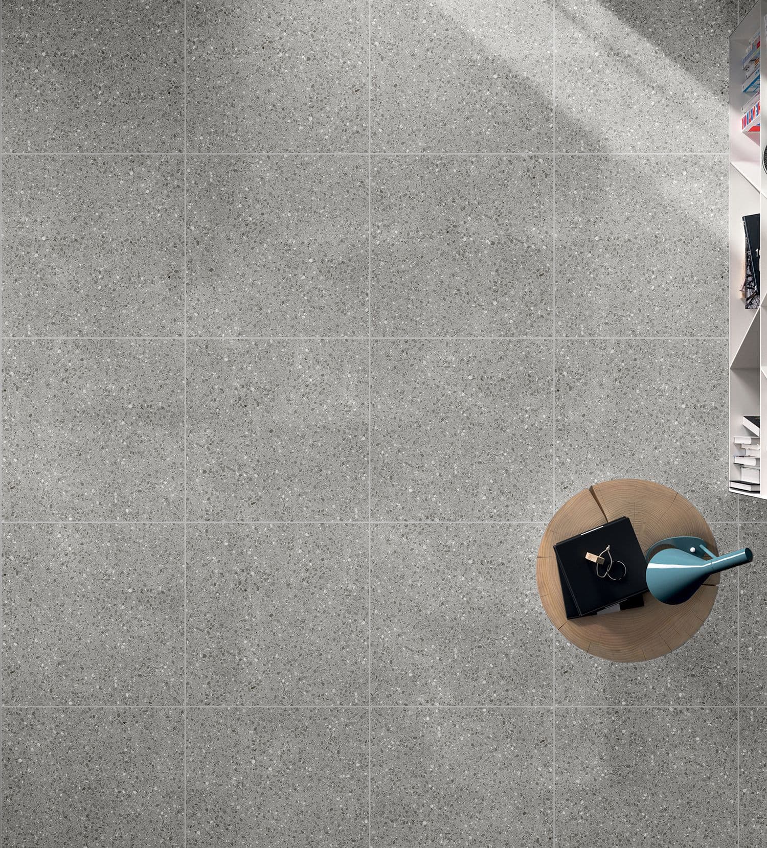 motion grey eco rectified 590 x 590 mm