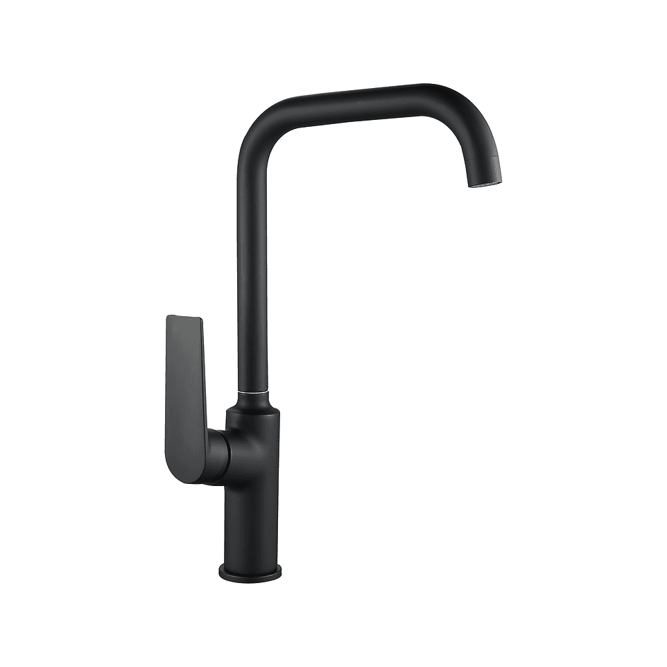 meissen vita - deck type sink mixer double black