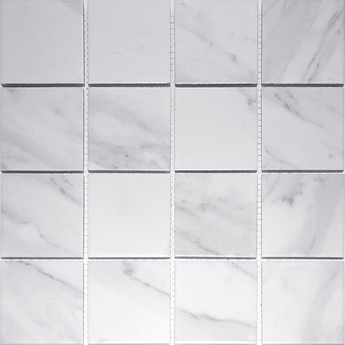 carrara white porcelain mosaic