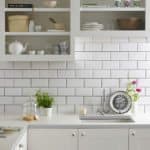 white flat gloss subway