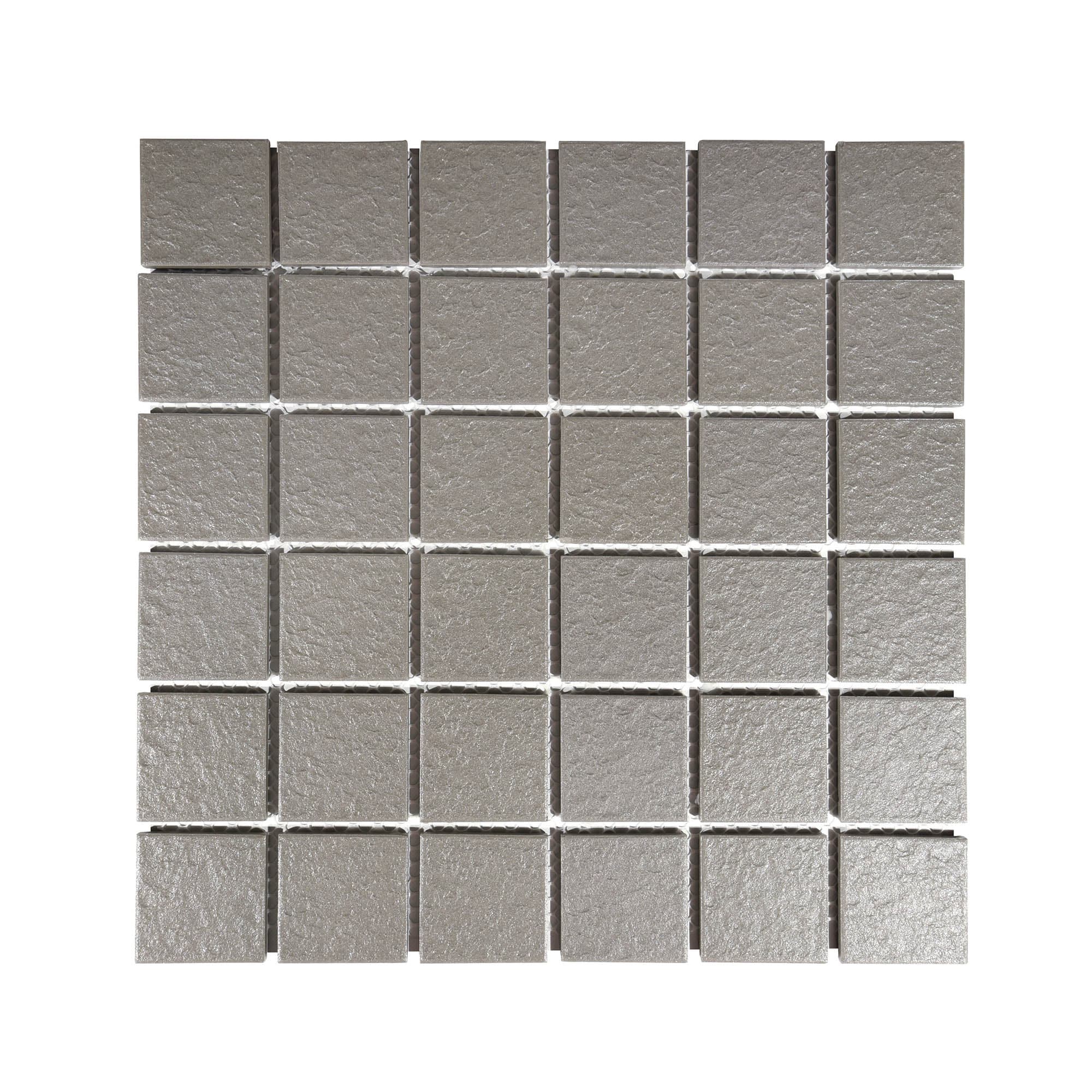 slate grey mosaic tiles