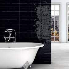 splendor black glossy 75 x 300 mm