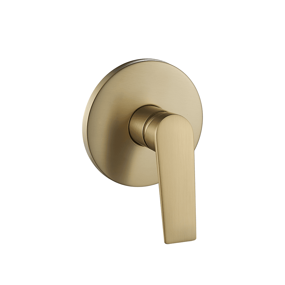 meissen vita - bath/shower mixer satin brass