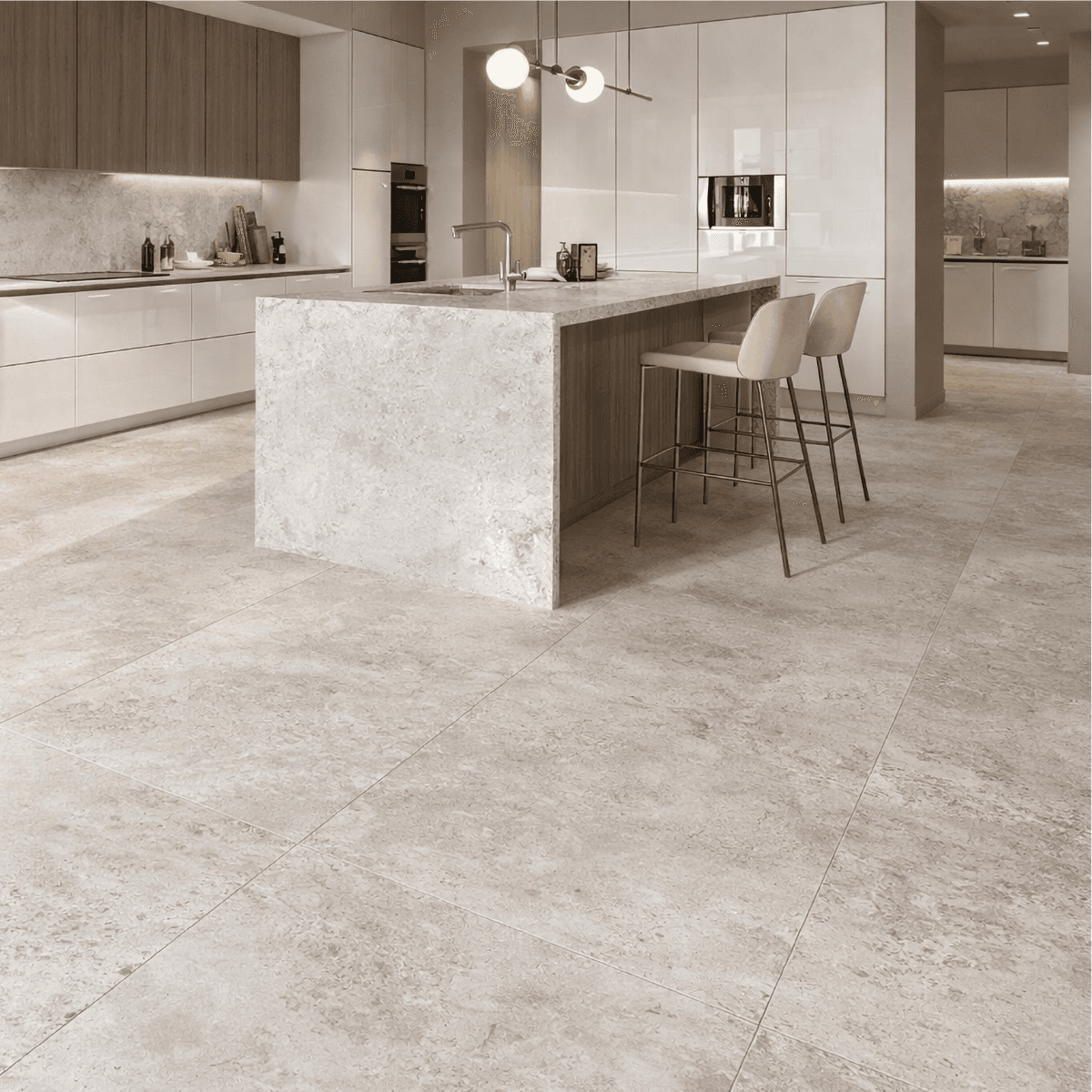 limestone grey matt 800 x 1600 mm
