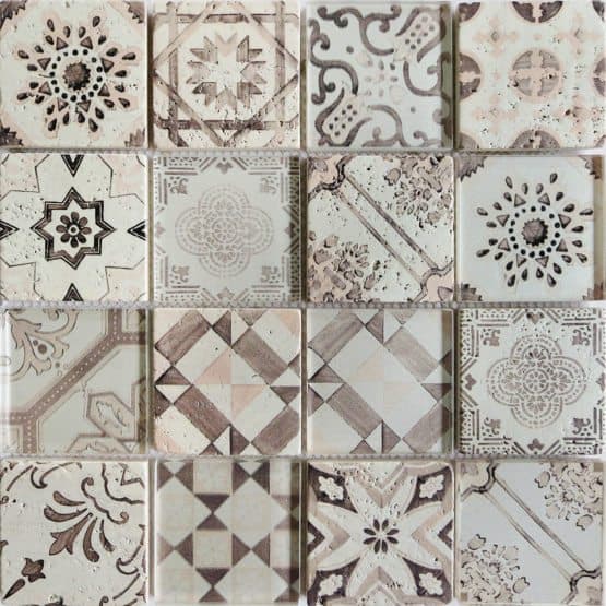 mirage earth glass mosaic