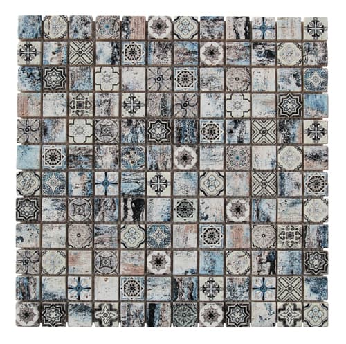 galaxy inkjet marble mosaic