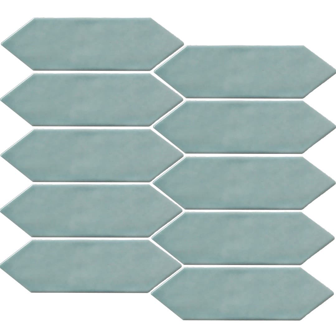 mint spear head mosaic