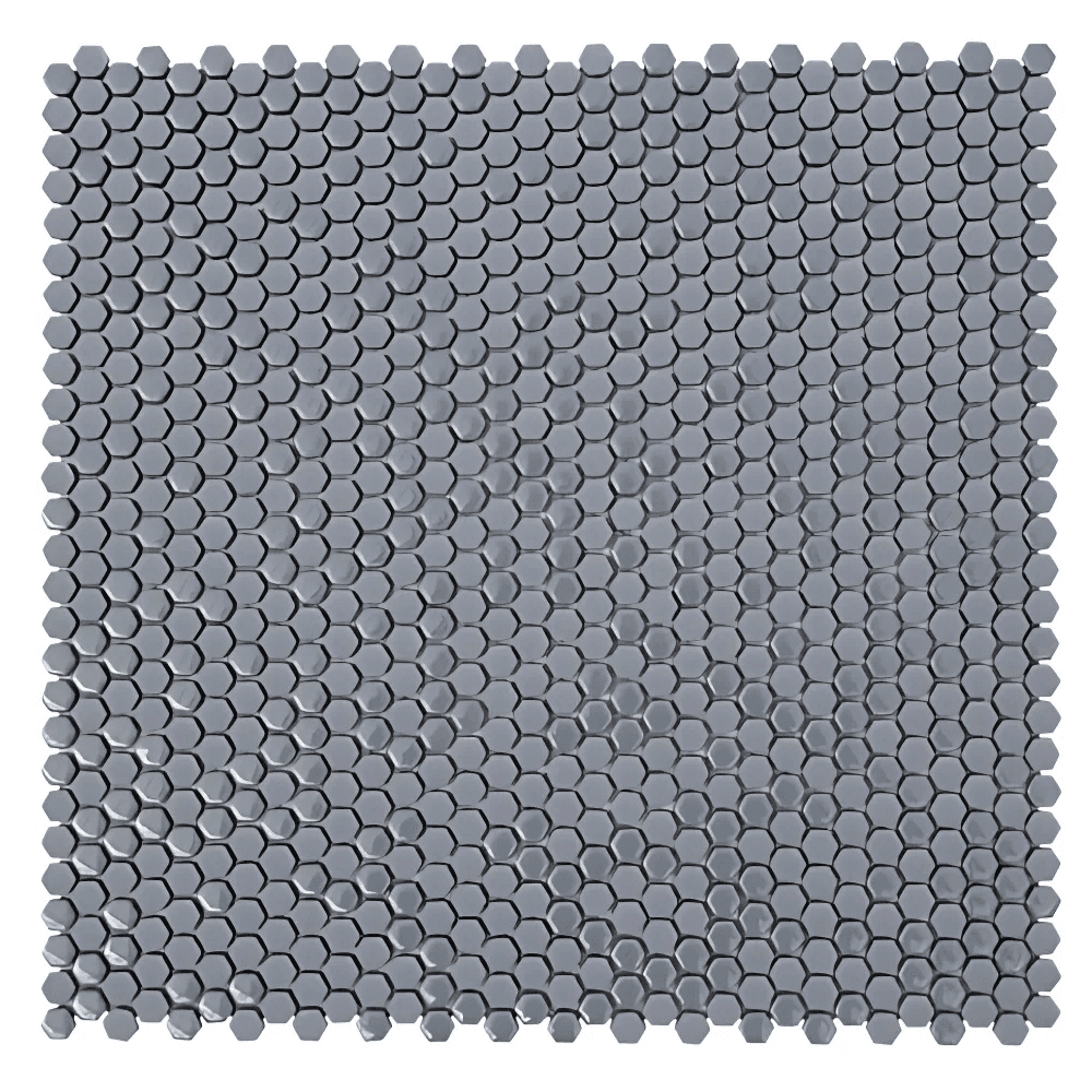 shadow blue - honeycomb mosaic