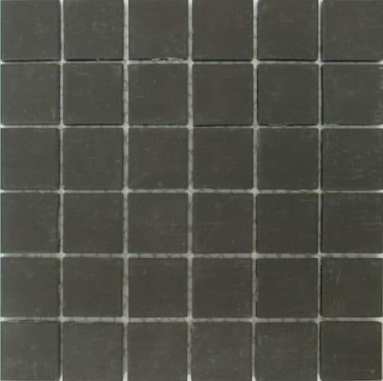 charcoal unglazed mosaic