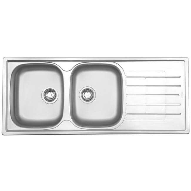 cascade double bowl sink