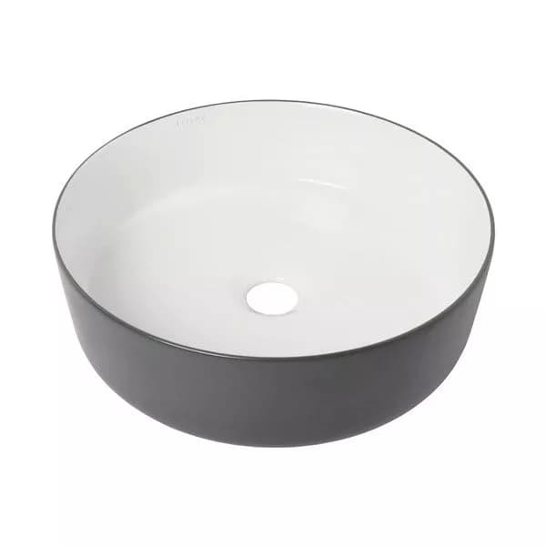 bijiou senseulle - freestanding onyx grey round basin