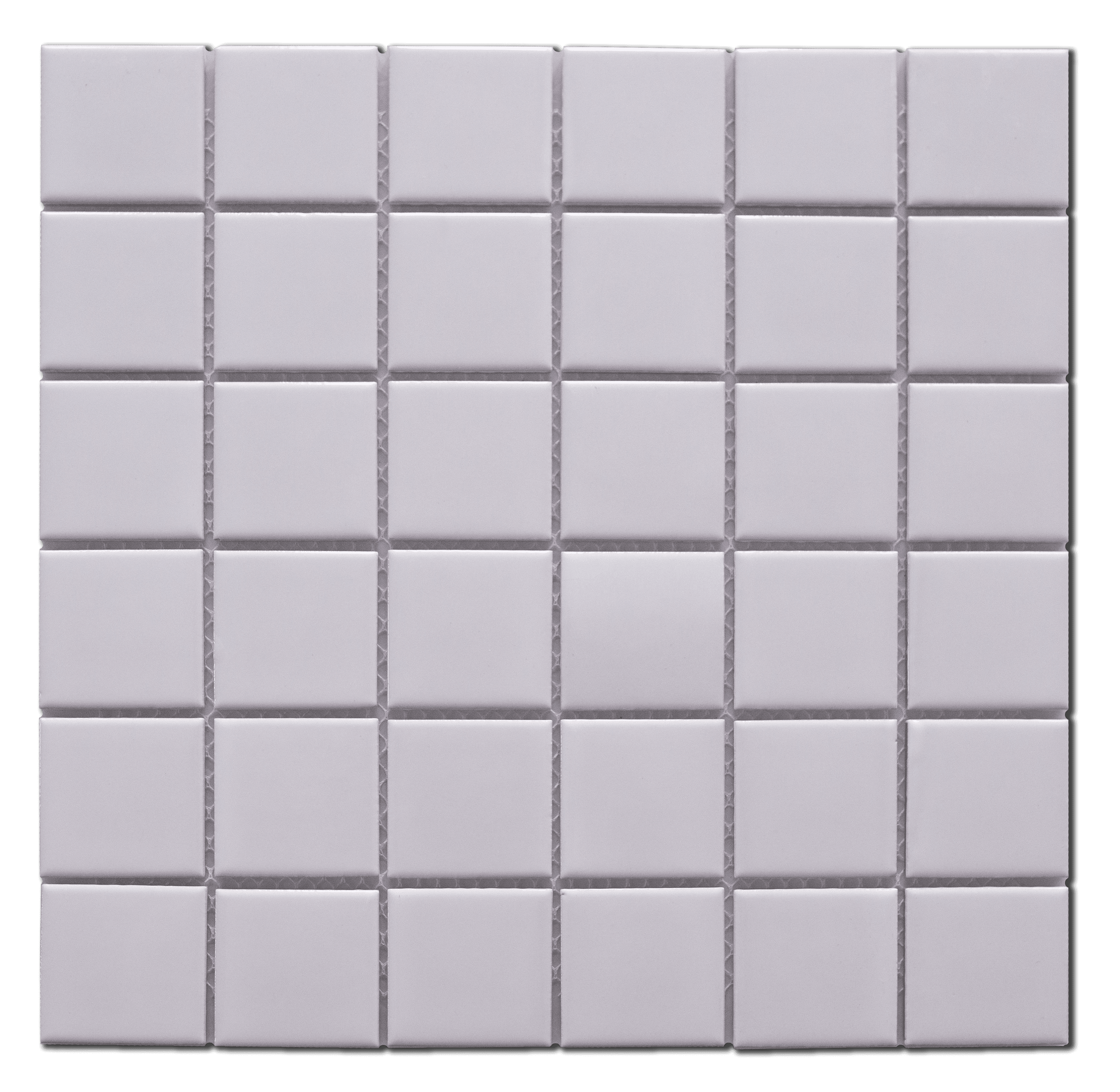 gloss white mosaic
