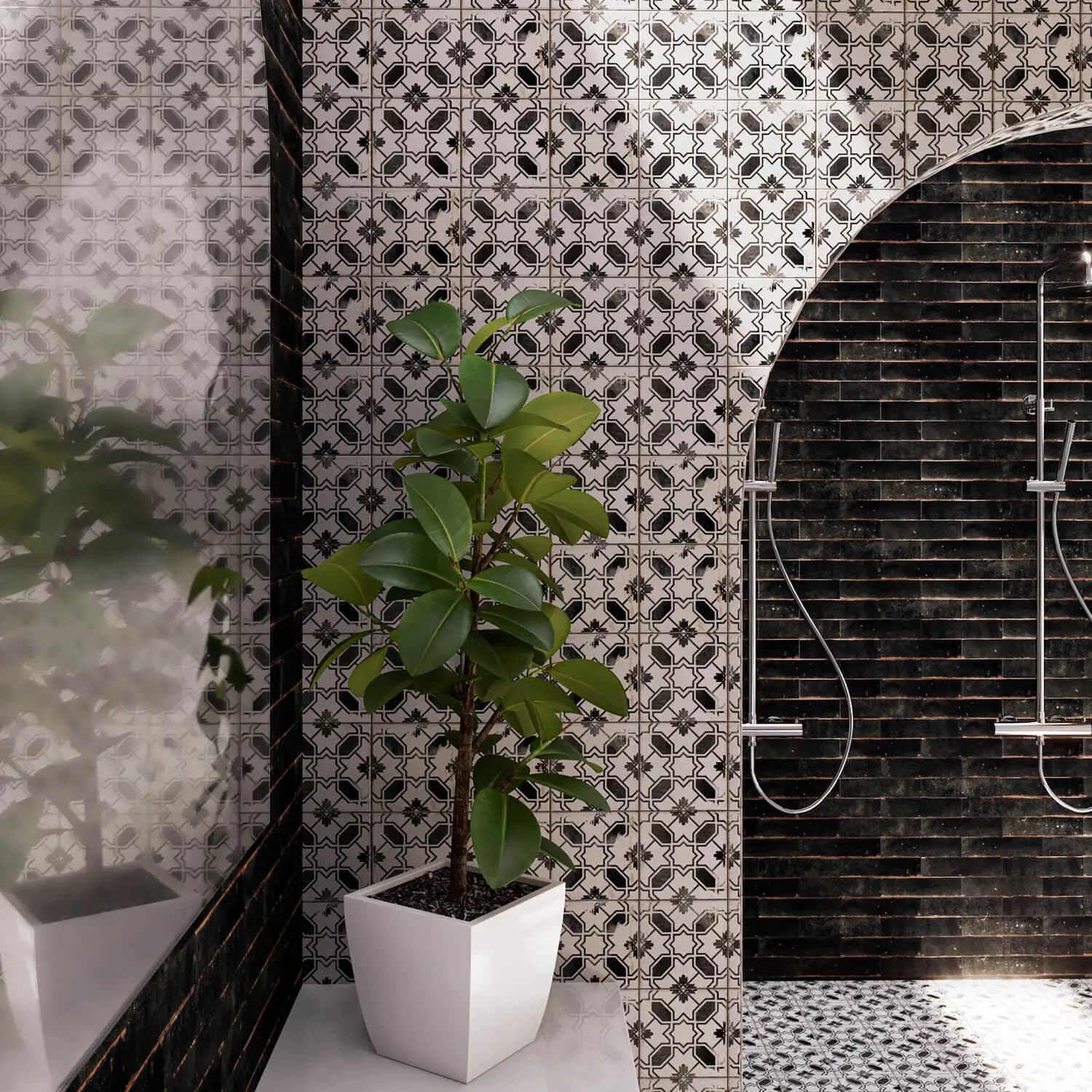 caleta black antique 150 x 150 mm