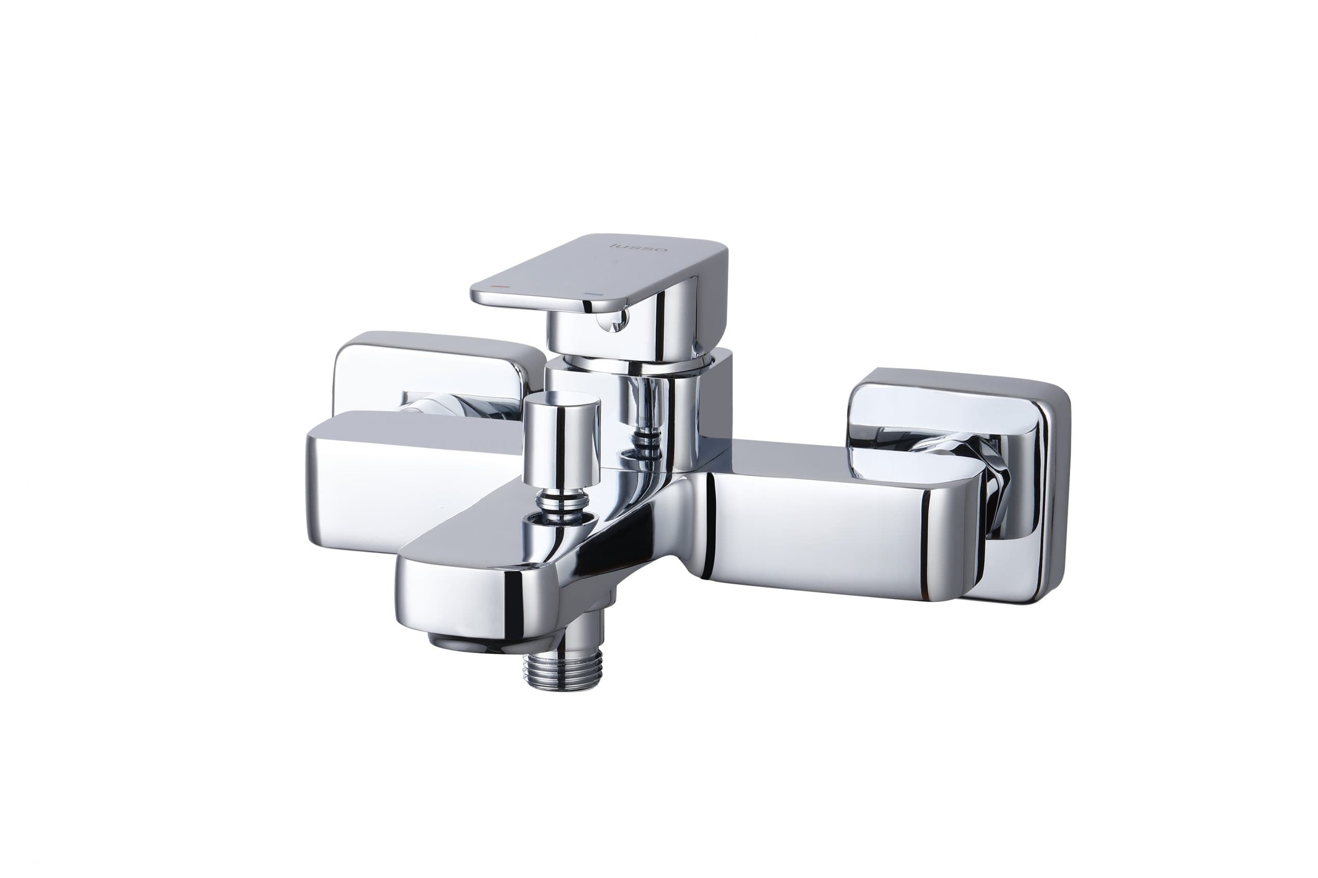 h2flo titan - square bath mixer + hand shower