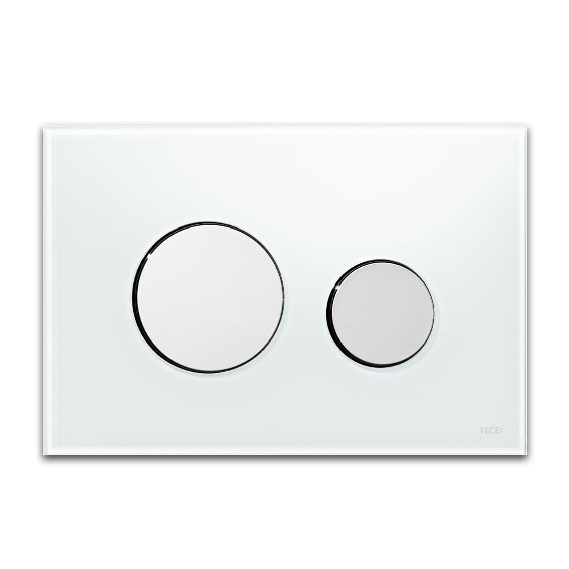 tece loop - white dual flushplate