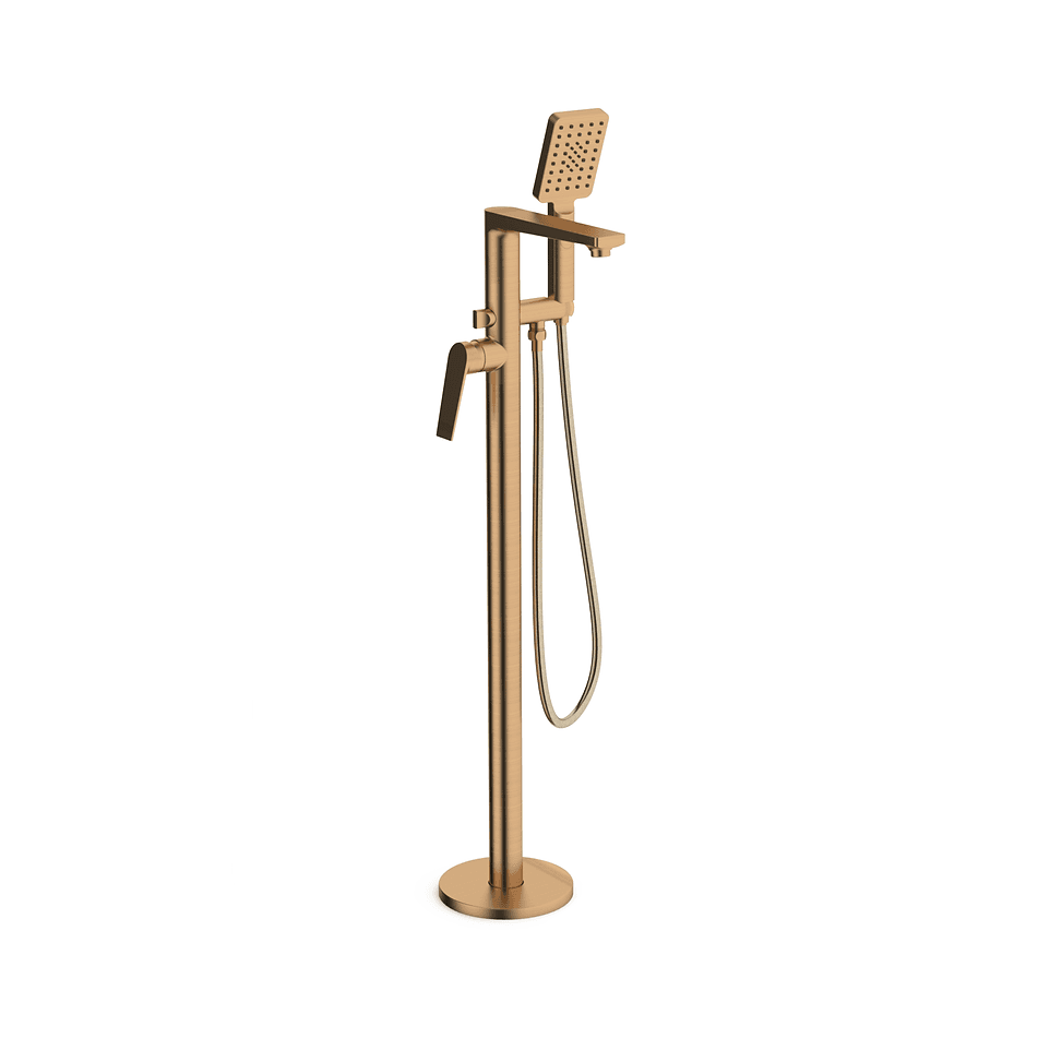 meissen vita - freestanding mixer chrome satin brass