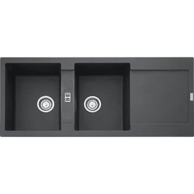 maris onyx double bowl sink